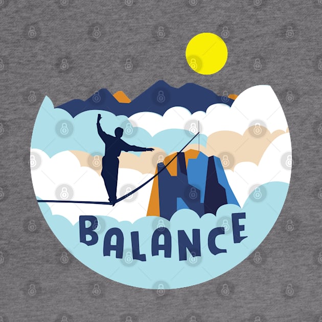 BALANCE YOURSELF by EdsTshirts